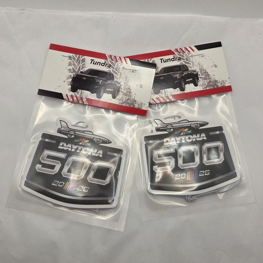 Daytona 500 2026 Tundra Car Air Freshener Mahogany Teakwood New Package Set Of 2